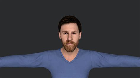 Lionel Messi Character 3d Model By Meta Avatars