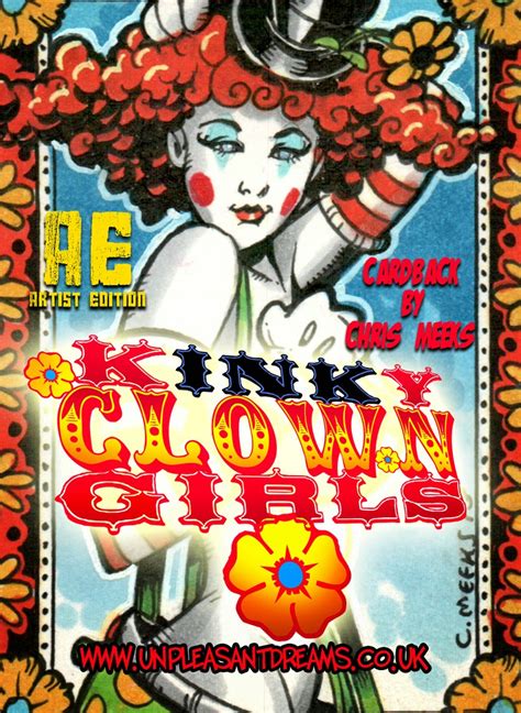 unpleasant dreams cards kinky clown girls is coming in jan 2014