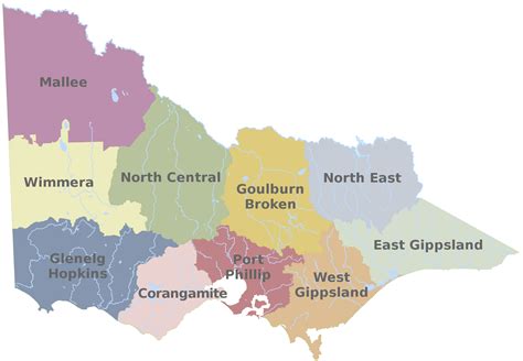 Regional Victoria Boundary Map Download Boundary Maps Victorian