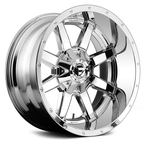 Fuel D536 Maverick Deep Lip Wheels Chrome Rims