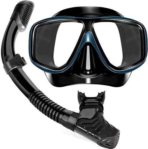 Yerloa Snorkel Set For Adults Anti Fog Scuba Diving Maskeasy