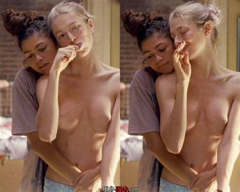 Hunter Schafer And Zendaya S Nude Lesbian Scene From Euphoria Onlyfans Leaked Nudes