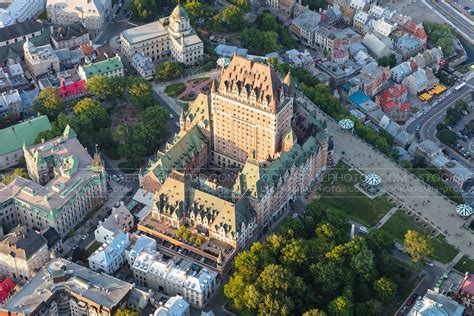 Aerial Photo Chateau Frontenac Quebec City