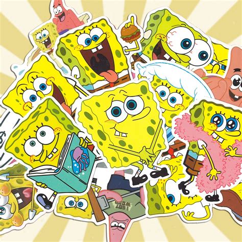 Spongebob 100 Sticker Pack 614 Amazing Sticker Co