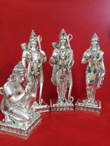 Silver Plated Ram Darbar At Rs 25000 Silver Plated Idols In Mumbai