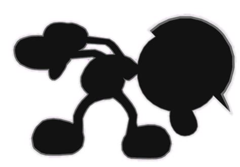 Mr Game And Watch Headbutting By Transparentjiggly64 On Deviantart