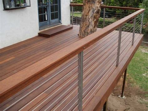 Cable Deck Railing Systems Is A Fence Made Of Stainless Steel Wires