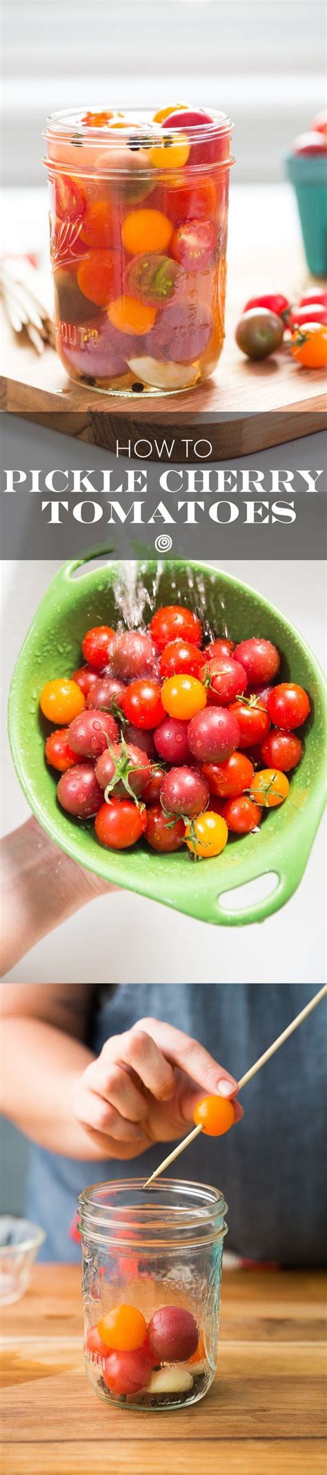 Pickled Cherry Tomatoes Are A Delicious And Simple Way To Use Up A