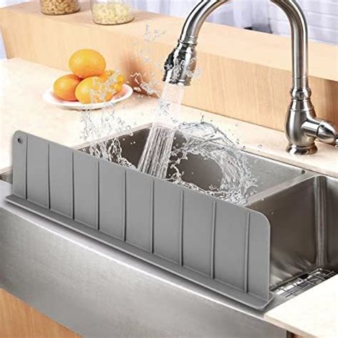 سعر Sink Splash Guard Silicone Water Splash Guard For Kitchen Sink