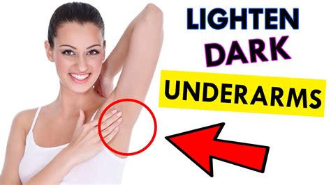 ️ How To Lighten Dark Underarms Naturally 3 Hacks That Give Results Youtube