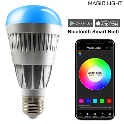 Magiclight Bluetooth Pro Color Smart A19 Light Bulb 80w Equivalent No