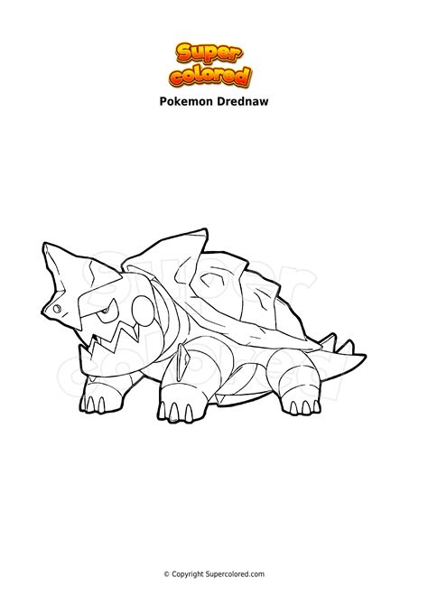 Disegno Da Colorare Pokemon Drednaw Supercolored The Best Porn Website