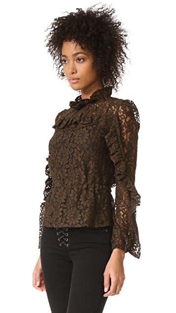 Sonia By Sonia Rykiel High Neck Lace Blouse Shopbop