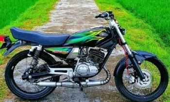 Rx King Modif Simple Hitam Gold Metalik Modif Bandung T Raceparts Com