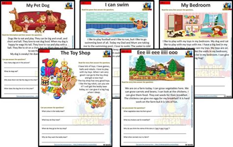 FREE Grade Reading Comprehension WorksheetsMaking English Fun