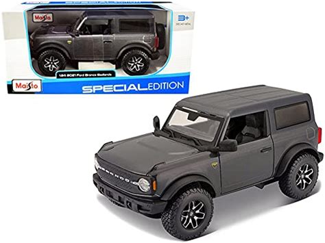 Buy 2021 Ford Bronco Badlands Gray Maisto 31530gy 124 Scale