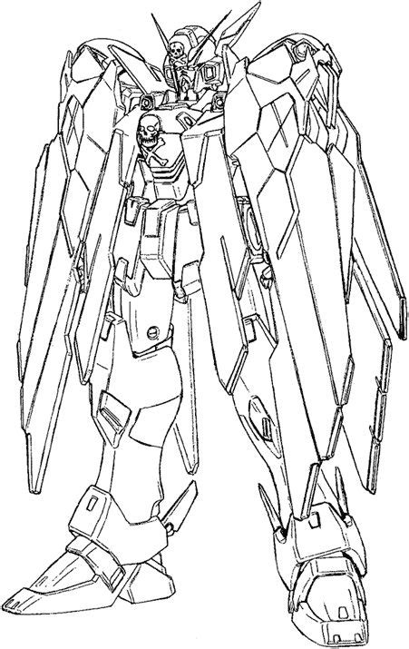 Astraea Gundam Coloring Pages