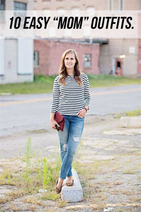 10 everyday easy cool mom outfits you can throw together in no time at all casual mom style