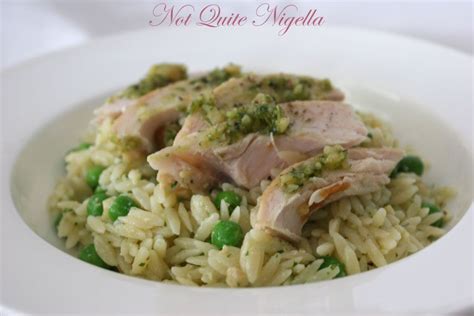 Recipe Risoni With Chicken Pesto And Peas Not Quite Nigella