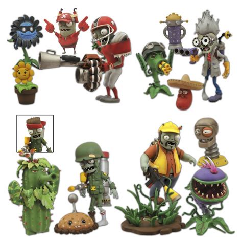 Diamond Select Toys Popcap Plants Vs Zombies Garden Warfare Deluxe Set