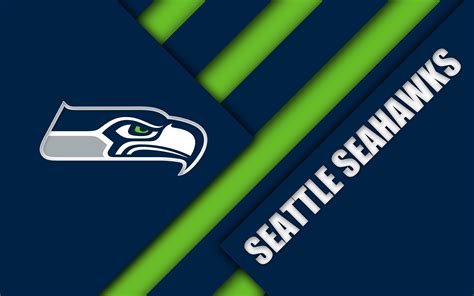 Seattle Seahawks Logo Green Grass Background