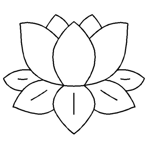 Lily Pad Outline Clipart Best