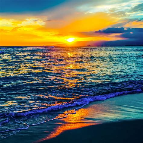 Sunset - Waikiki Beach, Honolulu, Hawaii | Sunset - Waikiki … | Flickr