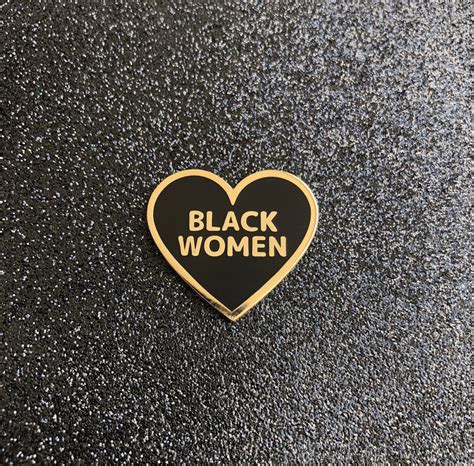 Love Black Women Lapel Pin Black Radical Dreams Pins