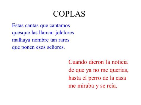 Ejemplo De Coplas Infantiles Coplas Colombianas Coplas De Colombia