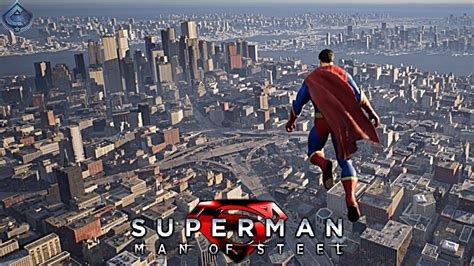 Superman Free Roam Gameplay Unreal Engine 5 Mod Youtube
