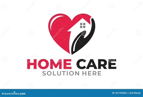 Creative Of Home Health Services Concept Logo Design Stock Vector