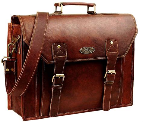 15 Leather Laptop Messenger Bag Work Office Briefcase Satchel For Men And Women Bags And Backpacks