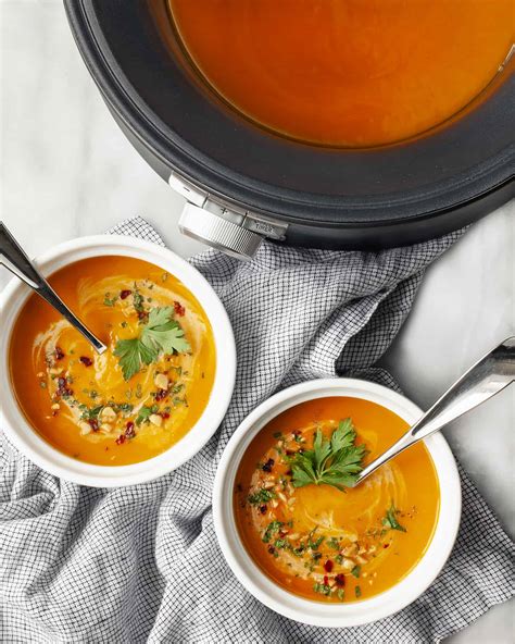 Slow Cooker Curried Butternut Squash Soup Last Ingredient