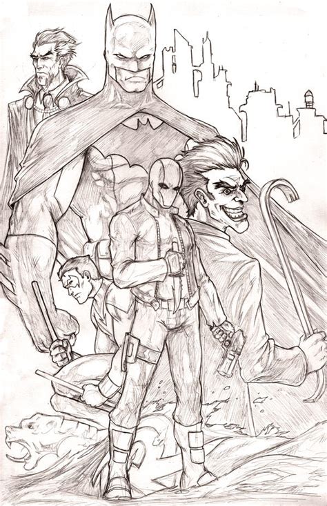 Batman Under The Red Hood Commission By Wil Woods On Deviantart