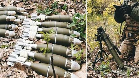 Ukraine Uses M768a1 60mm Multi Option Bomb For Kba118 Mortar