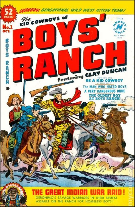Boys Ranch 1 Simon And Kirby Golden Age Harvey Comics Steve Ditko