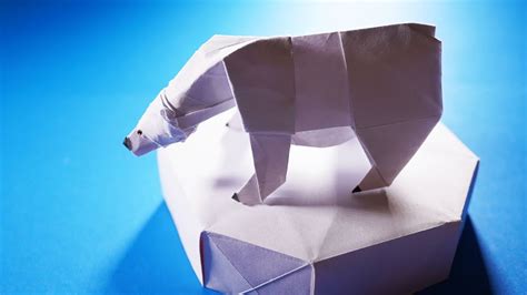 Origami Polar Bear Quentin Trollip Paper Folding Papier Falten