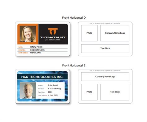 Scroll through the library of business card templates and choose the one you like best. FREE 34+ Amazing ID Card Templates in AI | MS Word | Pages ...
