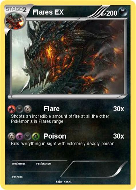 Pokémon Flares Ex Flare My Pokemon Card