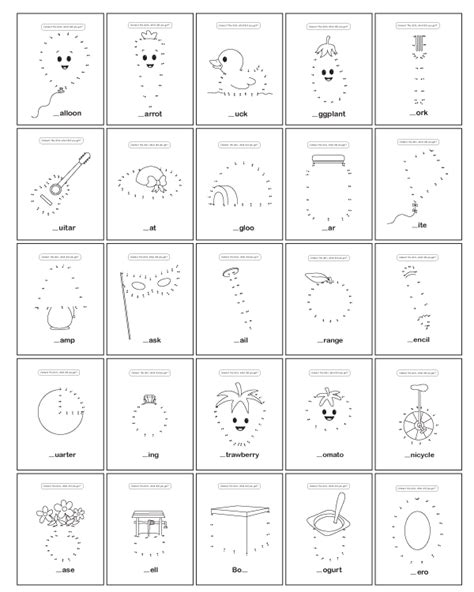 Dotted Abc Worksheets Preschool Do A Dot Printables A Ukashseo