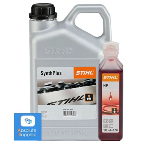 Litre Genuine Stihl Synth Plus Chainsaw Chain Blade Oil Ml Two Stroke Oil