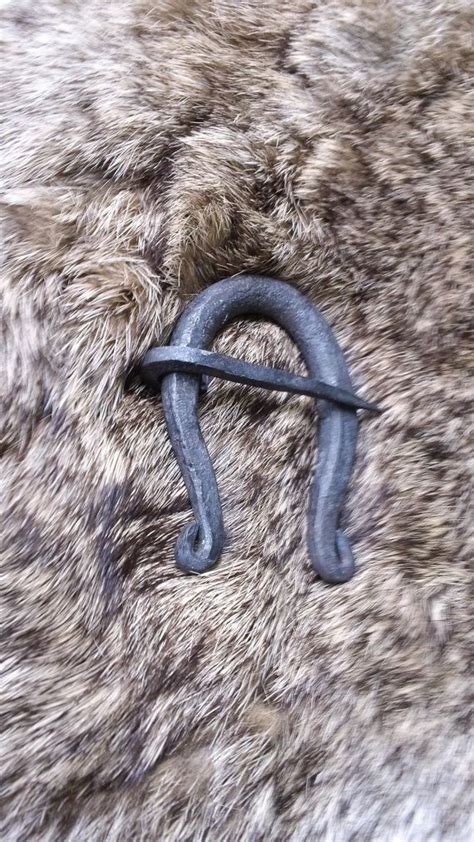Hand Forged Cloak Blanket Pin By Bearclawhandcraft On Etsy Renaissance