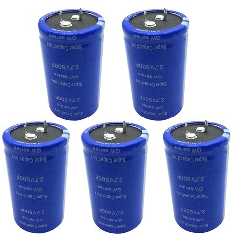 Buy Capacitor 27v 500f Farad Capacitor 60x35mm Low Esr High Frequency
