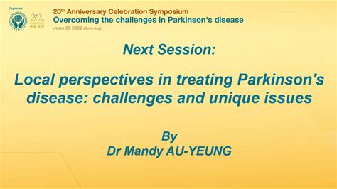 Local Perspectives In Treating Parkinsons Disease Challenges And