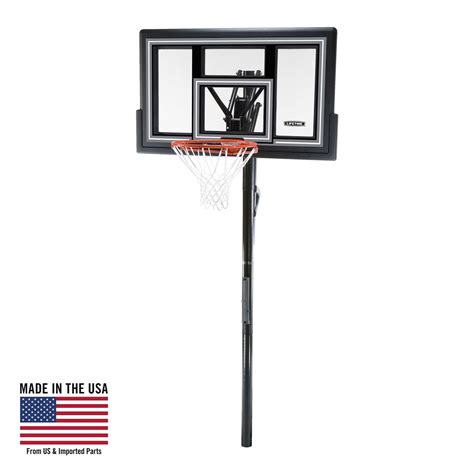 Lifetime Adjustable Inground Basketball Hoop 50 Inch Polycarbonate