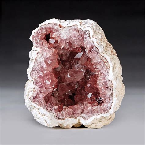 Pink Amethyst Large Natural Geode 3 X 25