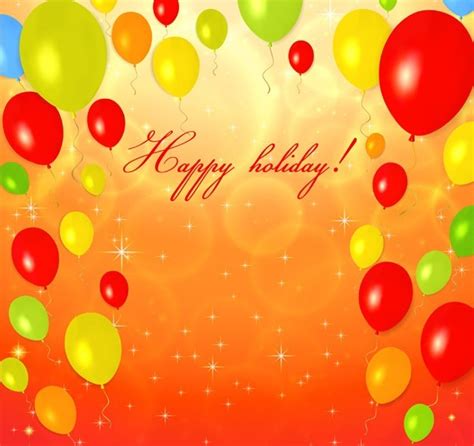Free Fantastic Happy Birthday Vector Background 02 Titanui