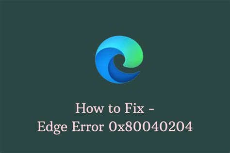 How To Fix Microsoft Edge Error X