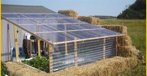 Instead, the windows are constructed of glass. Making A Very Low Cost Greenhouse Out Of Straw! - BRILLIANT DIY