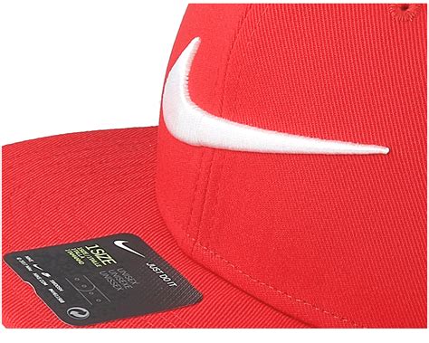 Swoosh Pro University Redwhite Snapback Nike Caps Uk